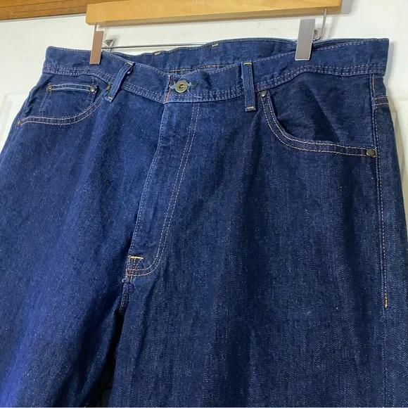 Polo Ralph Lauren Brixton 36x32 Straight Leg Denim Blue Jeans - Picture 4 of 5